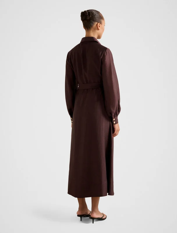 forever new  EVELYN Seam Detail Midi Dress for Women | Best Price UAE